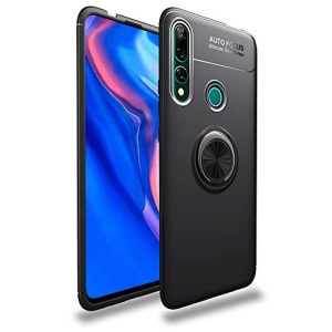 قاب ژله ای طرح چرم انگشتی هواوی Becation A.F Magnetic Ring For Huawei P Smart Z 2019 / Y9 Prime 2019