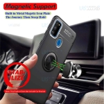 قاب ژله ای طرح چرم انگشتی سامسونگ Becation A.F Magnetic Ring For Samsung Galaxy M30s