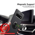 قاب ژله ای طرح چرم انگشتی سامسونگ Becation A.F Magnetic Ring For Samsung Galaxy Note 10 Plus