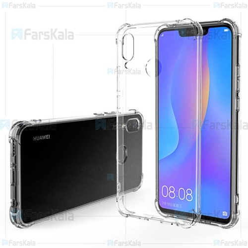 قاب محافظ ژله ای کپسول دار 5 گرمی هواوی Clear Tpu Air Rubber Jelly Case For Huawei Nova 3i P Smart Plus