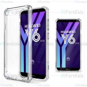قاب محافظ ژله ای کپسول دار 5 گرمی هواوی Clear Tpu Air Rubber Jelly Case For Huawei Y6 2018