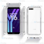قاب محافظ ژله ای کپسول دار 5 گرمی هواوی Clear Tpu Air Rubber Jelly Case For Huawei Y6 2018
