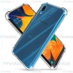 قاب محافظ ژله ای کپسول دار 5 گرمی سامسونگ Clear Tpu Air Rubber Jelly Case For Samsung Galaxy A20