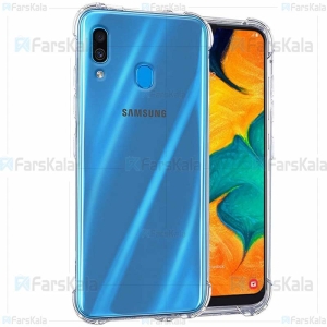 قاب محافظ ژله ای کپسول دار 5 گرمی سامسونگ Clear Tpu Air Rubber Jelly Case For Samsung Galaxy A40