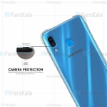 قاب محافظ ژله ای کپسول دار 5 گرمی سامسونگ Clear Tpu Air Rubber Jelly Case For Samsung Galaxy A40