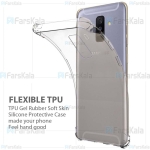 قاب محافظ ژله ای کپسول دار 5 گرمی سامسونگ Clear Tpu Air Rubber Jelly Case For Samsung Galaxy A6 Plus 2018