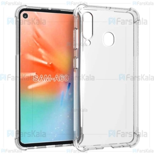 قاب محافظ ژله ای کپسول دار 5 گرمی سامسونگ Clear Tpu Air Rubber Jelly Case For Samsung Galaxy A60