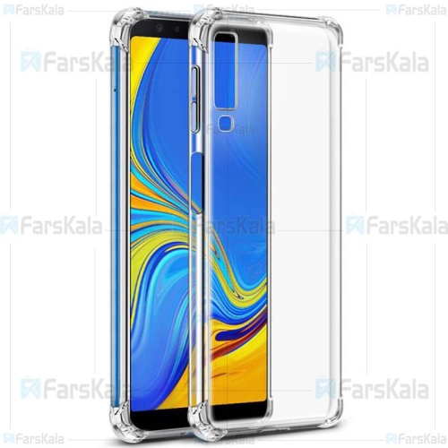 قاب محافظ ژله ای کپسول دار 5 گرمی سامسونگ Clear Tpu Air Rubber Jelly Case For Samsung Galaxy A7 2018
