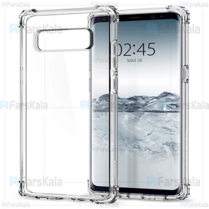 قاب محافظ ژله ای کپسول دار 5 گرمی سامسونگ Clear Tpu Air Rubber Jelly Case For Samsung Galaxy Note 8