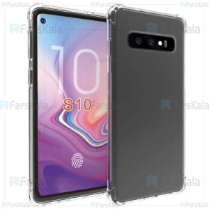 قاب محافظ ژله ای کپسول دار 5 گرمی سامسونگ Clear Tpu Air Rubber Jelly Case For Samsung Galaxy S10