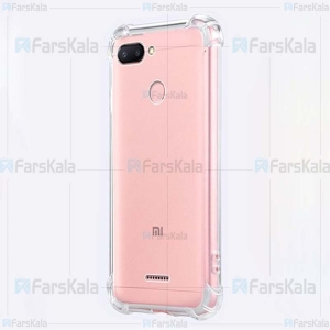 قاب محافظ ژله ای کپسول دار 5 گرمی شیائومی Clear Tpu Air Rubber Jelly Case For Xiaomi Redmi 6
