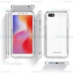 قاب محافظ ژله ای کپسول دار 5 گرمی شیائومی Clear Tpu Air Rubber Jelly Case For Xiaomi Redmi 6A
