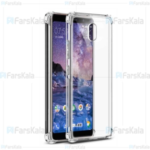 قاب محافظ ژله ای 5 گرمی نوکیا Clear Tpu Rubber Jelly Case For Nokia 3.1