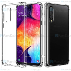 قاب محافظ ژله ای کپسول دار 5 گرمی سامسونگ Clear Tpu Rubber Jelly Case For Samsung Galaxy A50