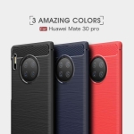 قاب محافظ ژله ای هواوی Fiber Carbon Rugged Armor Case For Huawei Mate 30 Pro