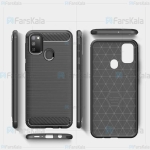 قاب محافظ ژله ای سامسونگ Fiber Carbon Rugged Armor Case For Samsung Galaxy M30s