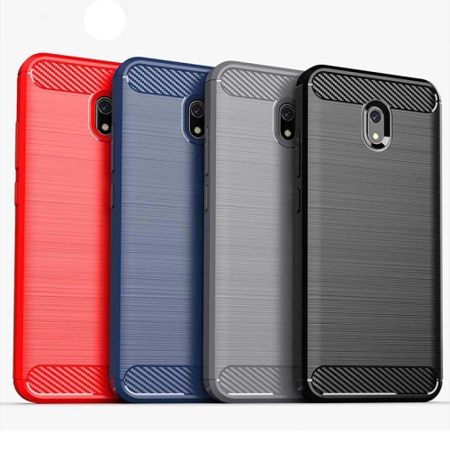 قاب محافظ ژله ای شیائومی Fiber Carbon Rugged Armor Case For Xiaomi Redmi 8A