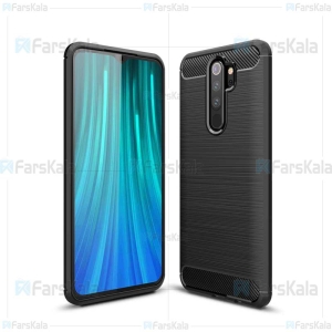 قاب محافظ ژله ای شیائومی Fiber Carbon Rugged Armor Case For Xiaomi Redmi Note 8 Pro