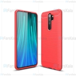 قاب محافظ ژله ای شیائومی Fiber Carbon Rugged Armor Case For Xiaomi Redmi Note 8 Pro