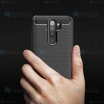 قاب محافظ ژله ای شیائومی Fiber Carbon Rugged Armor Case For Xiaomi Redmi Note 8 Pro