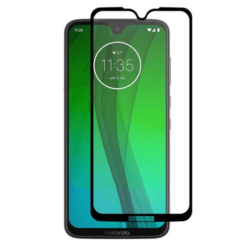 محافظ صفحه نمایش تمام چسب با پوشش کامل موتورولا Full Glass Screen Protector For Motorola Moto G7 Plus