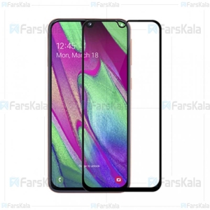 محافظ صفحه نمایش تمام چسب با پوشش کامل سامسونگ Full Glass Screen Protector For Samsung Galaxy A40s