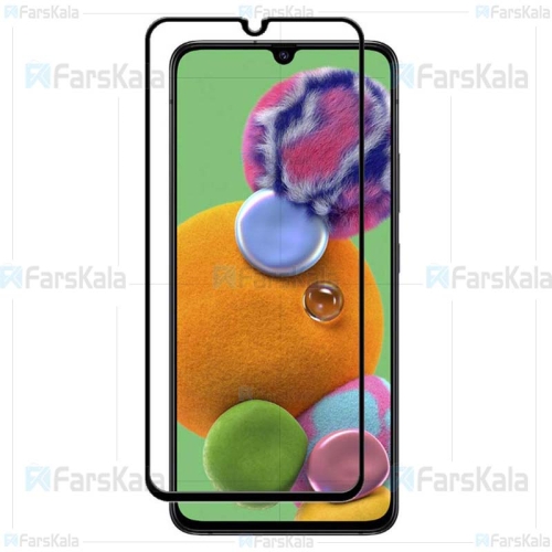 محافظ صفحه نمایش تمام چسب با پوشش کامل سامسونگ Full Glass Screen Protector For Samsung Galaxy A90 5G