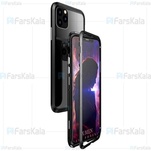 قاب محافظ مگنتی اپل Glass Magnetic 360 Case Apple iPhone 11 Pro