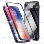 قاب محافظ مگنتی اپل Glass Magnetic 360 Case Apple iPhone 11 Pro Max