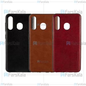 قاب طرح چرم هوانمین سامسونگ Huanmin Leather Case Samsung Galaxy A30