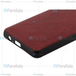 قاب طرح چرم هوانمین سامسونگ Huanmin Leather Case Samsung Galaxy A8 Plus 2018