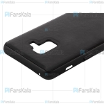قاب طرح چرم هوانمین سامسونگ Huanmin Leather Case Samsung Galaxy A8 Plus 2018