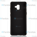 قاب طرح چرم هوانمین سامسونگ Huanmin Leather Case Samsung Galaxy J6 PLUS