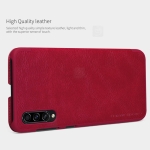 کیف محافظ چرمی نیلکین سامسونگ Nillkin Qin Case For Samsung Galaxy A50s / A30s