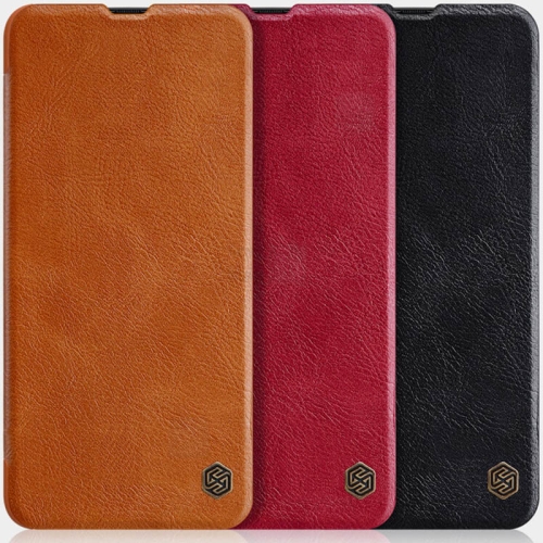 کیف محافظ چرمی نیلکین سامسونگ Nillkin Qin Case For Samsung Galaxy A90 5G