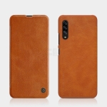 کیف محافظ چرمی نیلکین سامسونگ Nillkin Qin Case For Samsung Galaxy A90 5G
