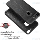 قاب ژله ای طرح چرم اپل Auto Focus Jelly Case For Apple iPhone 7 Plus 8 Plus