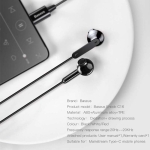 هندزفری با سیم تایپ سی بیسوس Baseus Encok Wire Earphone C16