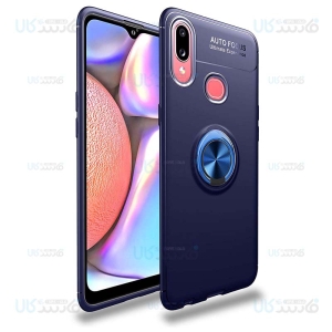 قاب ژله ای طرح چرم انگشتی سامسونگ Becation A.F Magnetic Ring For Samsung Galaxy A10s