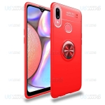 قاب ژله ای طرح چرم انگشتی سامسونگ Becation A.F Magnetic Ring For Samsung Galaxy A10s