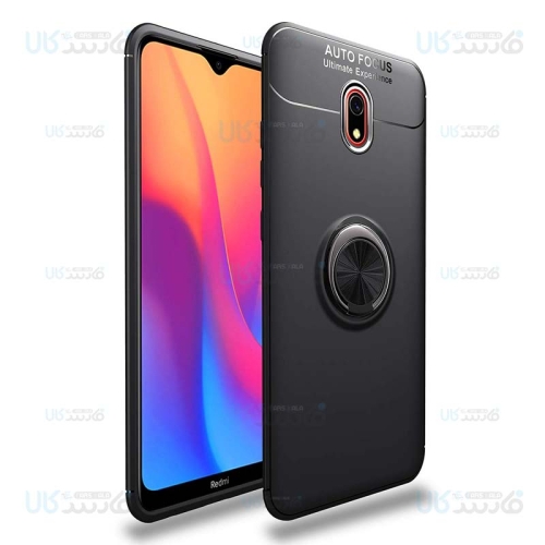 قاب ژله ای طرح چرم انگشتی شیائومی Becation A.F Magnetic Ring For Xiaomi Redmi 8A