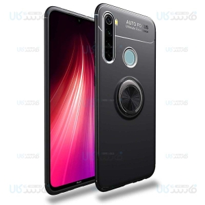 قاب ژله ای طرح چرم انگشتی شیائومی Becation A.F Magnetic Ring For Xiaomi Redmi Note 8