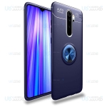 قاب ژله ای طرح چرم انگشتی شیائومی Becation A.F Magnetic Ring For Xiaomi Redmi Note 8 Pro