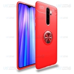 قاب ژله ای طرح چرم انگشتی شیائومی Becation A.F Magnetic Ring For Xiaomi Redmi Note 8 Pro