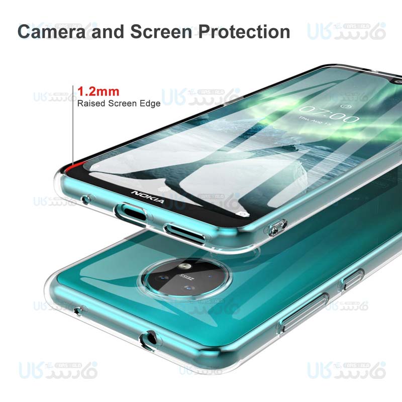 قاب محافظ ژله ای 5 گرمی کوکو نوکیا COCO Clear Jelly Case For Nokia 6.2 7.2