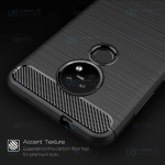 قاب محافظ ژله ای نوکیا Fiber Carbon Rugged Armor Case For Nokia 6.2 7.2