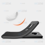 قاب محافظ ژله ای نوکیا Fiber Carbon Rugged Armor Case For Nokia 6.2 7.2