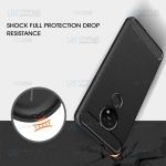 قاب محافظ ژله ای نوکیا Fiber Carbon Rugged Armor Case For Nokia 6.2 7.2