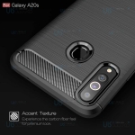 قاب محافظ ژله ای سامسونگ Fiber Carbon Rugged Armor Case For Samsung Galaxy A20s