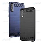 قاب محافظ ژله ای سامسونگ Fiber Carbon Rugged Armor Case For Samsung Galaxy A30s A50s